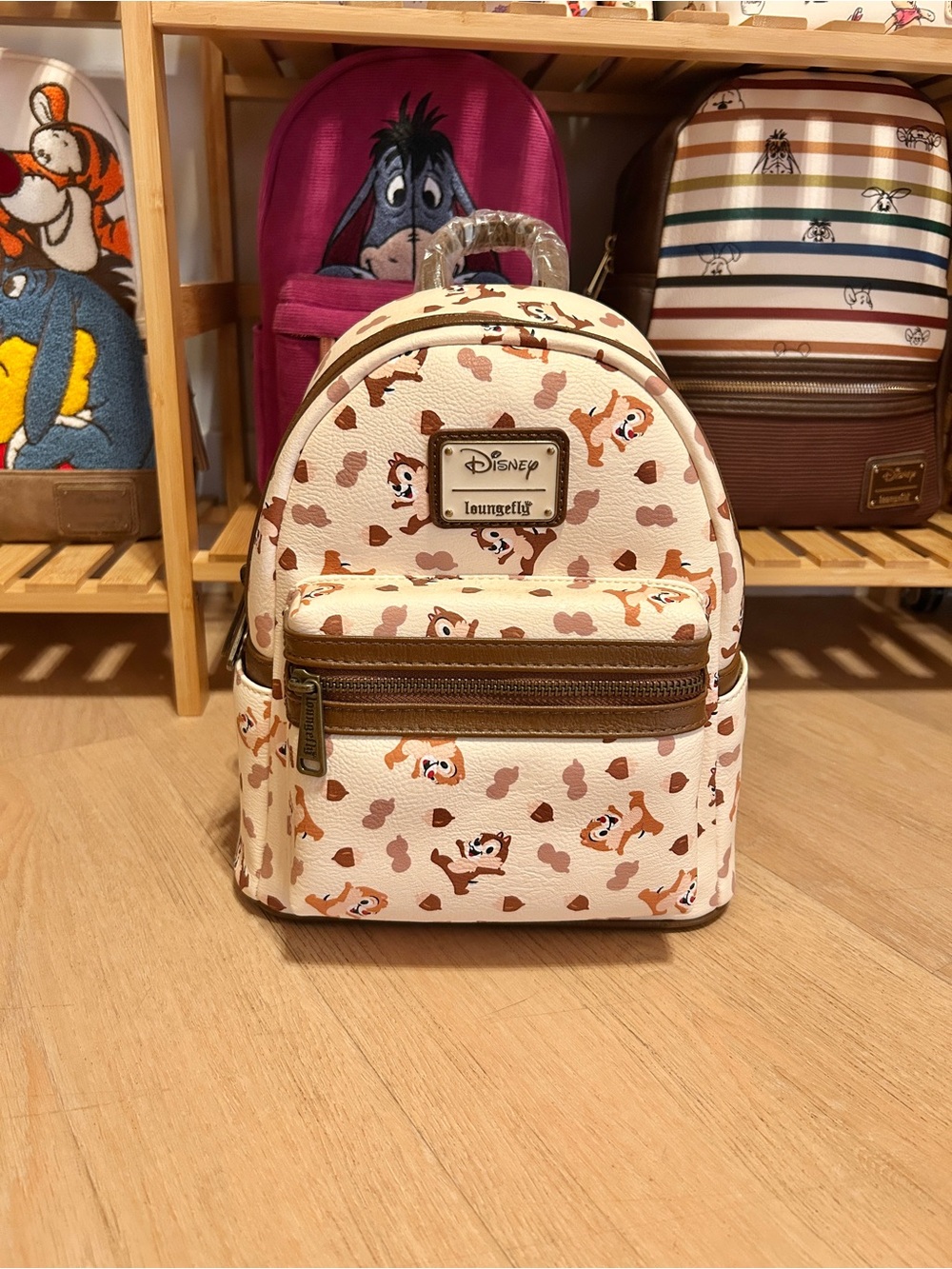 Loungefly Disney AOP NWT Chip 'n' Dale Mini backpack